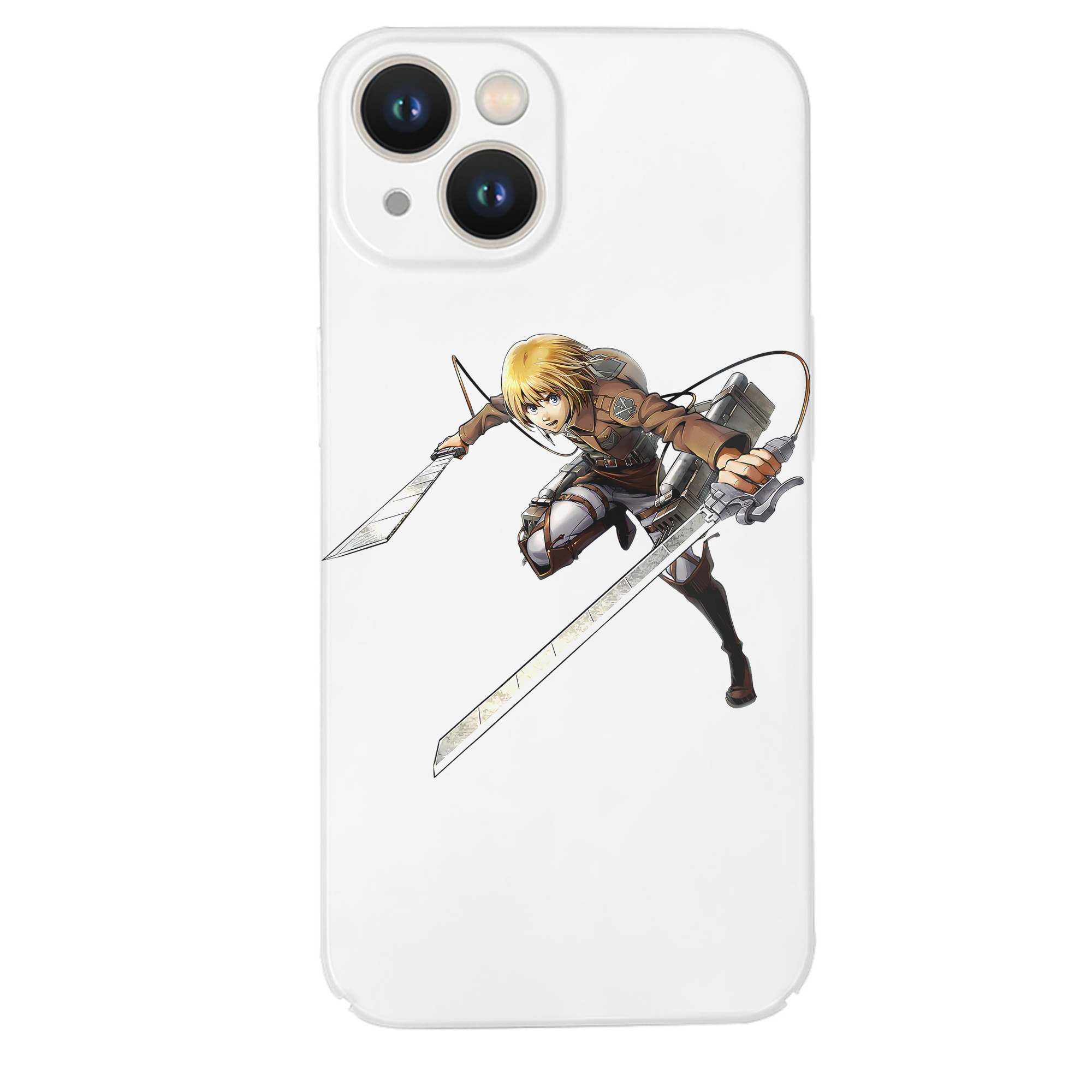 （画像用） 進撃の巨人 アルミン·アルレルト Attack on Titan Armin Arlert 【iPhone 14シリーズ対応】ハードケース